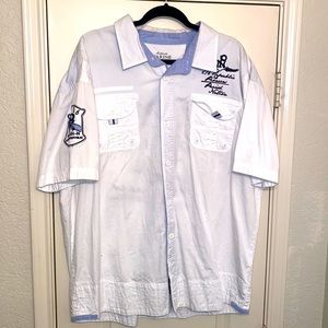 Mens Parish white shirt 3x